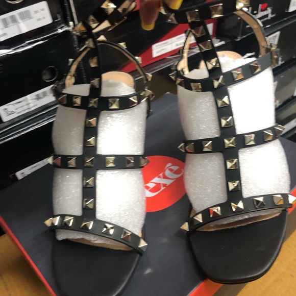 Studded block heel sandal - Picture 6 of 6